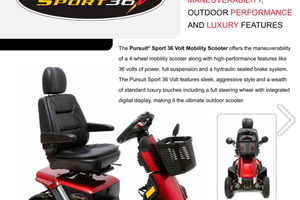 Scooter per disabili pursuit