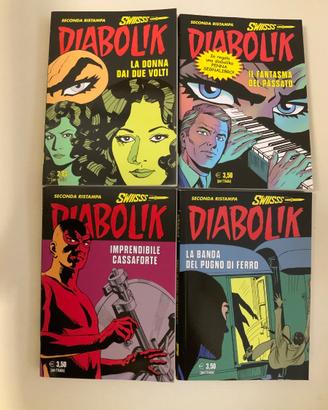 Lotto 4 Diabolik da collezione SWIISSS