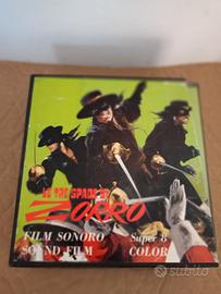 Cofanetto 3 pellicole super 8 Le 3 Spade di Zorro