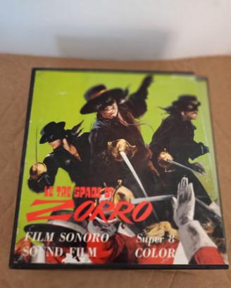 Cofanetto 3 pellicole super 8 Le 3 Spade di Zorro