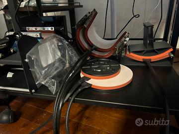 Pressa per magliette creworks 8 in 1 nuova