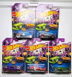 Hot Wheels Set completo di 5 veicoli Halloween