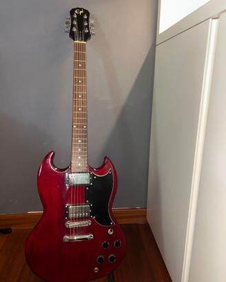 Chitarra elettrica Epiphone SG Cherry Red
