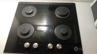 piano cottura in vetro 