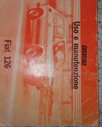 Libretto uso e manutenzione Fiat 126