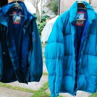 giacca a vento in vero piumino