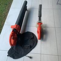 Black & Decker tagliasiepi e soffiatore/aspiratore