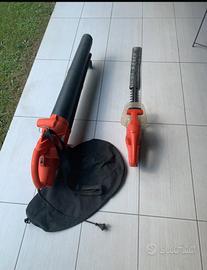 Black & Decker tagliasiepi e soffiatore/aspiratore