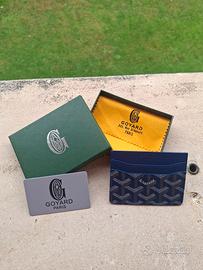 porta carte/tessere goyard blu