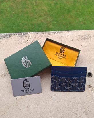 porta carte/tessere goyard blu