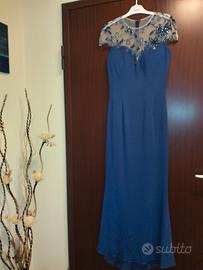 Abito blu cerimonia donna