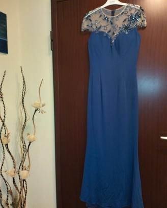 Abito blu cerimonia donna