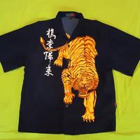 Camicione blu, manica corta Xue - Long Dress