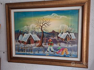 QUADRO NAIF ( STIPETIC )  90x70 cm 