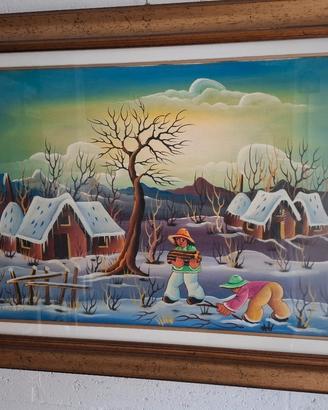 QUADRO NAIF ( STIPETIC )  90x70 cm 