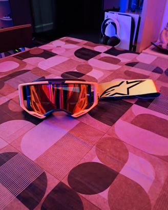 maschera a specchio Alpinestar
