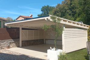 Ricoveri auto, tettoie, carport, garage in legno