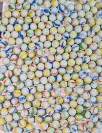 500 biglie di vetro 1.6cm vintage anni 70 80 90 