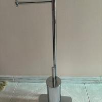 Piantana porta scopino e rotolo