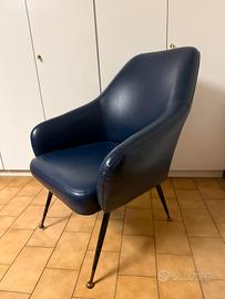 2 poltroncine similpelle anni '50
