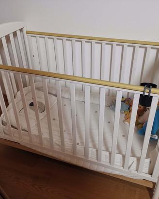Lettino Pali + Cassetto + Materasso 120x60