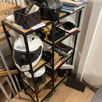 Scaffale legno e ferro