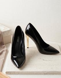 Décolleté nero lucido 