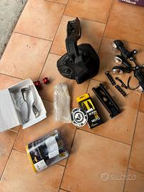 Accessori MT09 frecce,porta targa,  leve originali