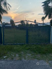 Cancello in ferro zincato 4x2 m