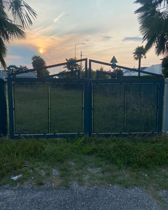 Cancello in ferro zincato 4x2 m
