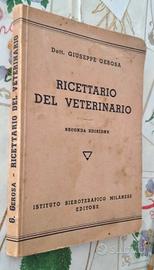 libro "Ricettario del Veterinario 