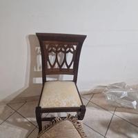 TAVOLO + SEDIE ARTE POVERA