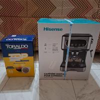 NUOVA MACCHINA CAFFÈ CON CIALDE HISENSE