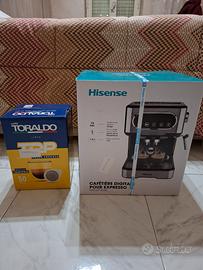NUOVA MACCHINA CAFFÈ CON CIALDE HISENSE