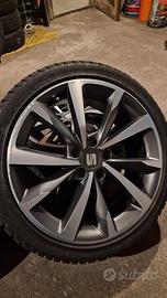 GOMME INVERNALI + CERCHI LEGA ORIG. 18 DIAMANTATI