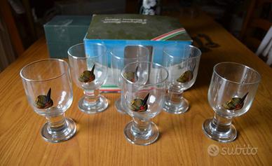 Set 6 bicchieri NUOVI degli ALPINI con scatola