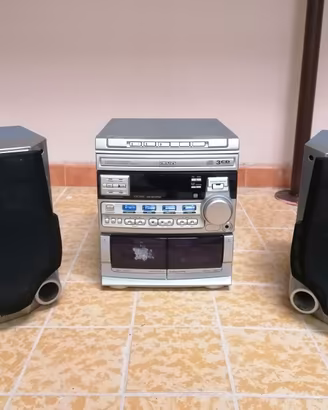 Stereo Philips FW396C Vintage Hi-Fi 3 CD Doppia Ca