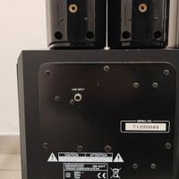 Sintoamplificatore 5.1+lettore/registratore dvd