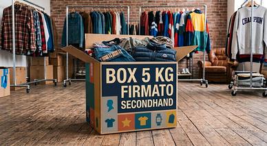 BOX 5 KG ABBIGLIAMENTO FIRMATO & SECONDHAND