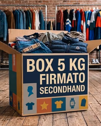 BOX 5 KG ABBIGLIAMENTO FIRMATO & SECONDHAND
