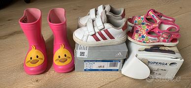 Lotto scarpe bimba nr 22