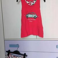 Pigiama estivo  auto 500 colori Italia - anni 10 