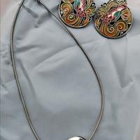 Set collana e orecchini vintage