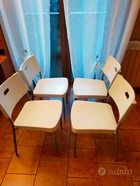 4 sedie da cucina 