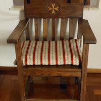 poltrona croce di Malta