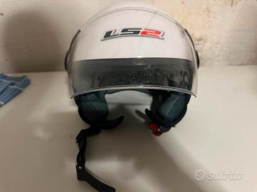 casco moto con visiera jet LS2 rocket 2 mis XS