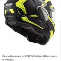 Casco LS2 Valiant 2 Revo Nero/Giallo - IN GARANZIA