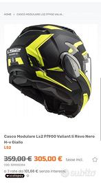 Casco LS2 Valiant 2 Revo Nero/Giallo - IN GARANZIA