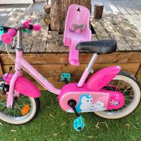 Bicicletta bambina Decathlon 3-5 anni, ruota 14"