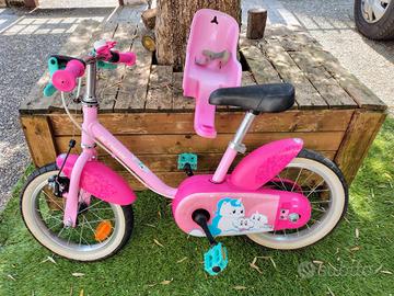 Bicicletta bambina Decathlon 3-5 anni, ruota 14"